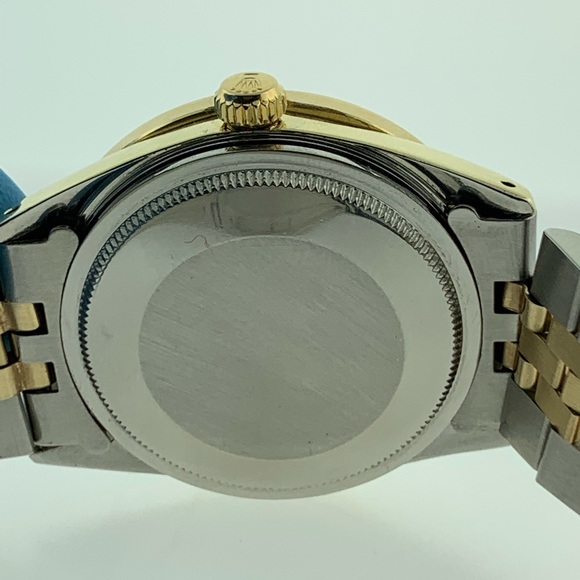 ROLEX OYSTER PERPETUALDATE 10K GOLD APPROX 1CT DB - Picture 6 of 10